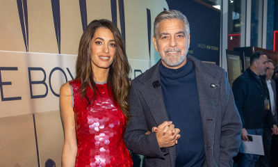 Amal Clooney w ulubionych cekinach w najmodniejszym kolorze sezonu