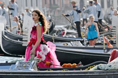 Deva Cassel na pokazie Dolce&Gabbana