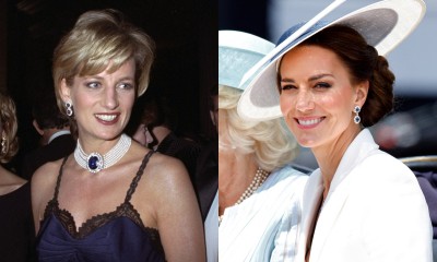 Księżna Kate w szafirowych kolczykach Lady Di