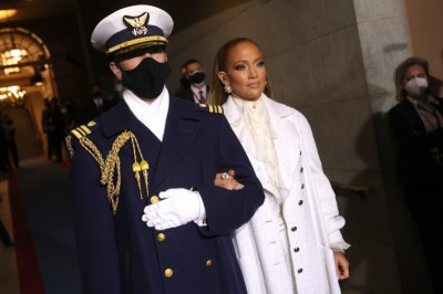 Jennifer Lopez w Chanel na uroczystości zaprzysiężenia prezydenta Bidena