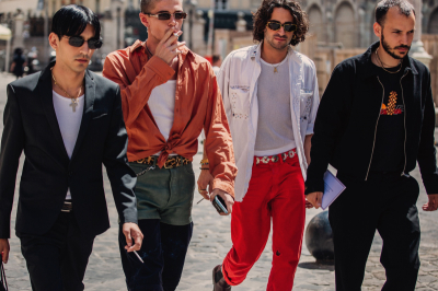 Najciekawsze stylizacje z tygodnia mody męskiej w Paryżu wiosna-lato 2019