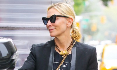 Cate Blanchett smokingową marynarkę stylizuje na co dzień jeszcze lepiej niż na ważne gale 