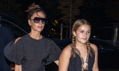 Jaka matka, taka córka: Victoria i Harper Beckham w czarnych stylizacjach 