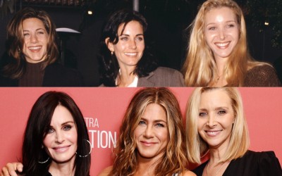 Wczoraj i dziś: Jennifer Aniston, Courteney Cox i Lisa Kudrow