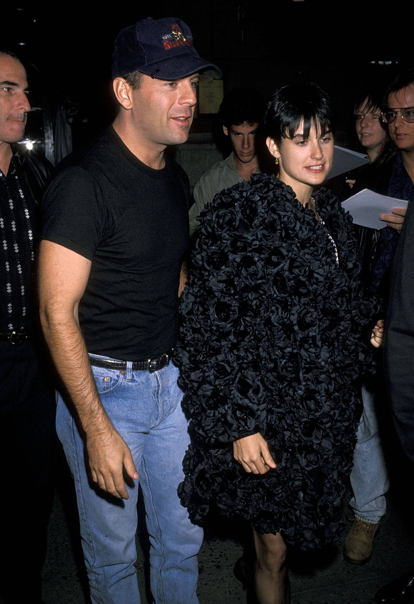 Bruce Willis i Demi Moore w Nowym Jorku 30 września 1989 r.