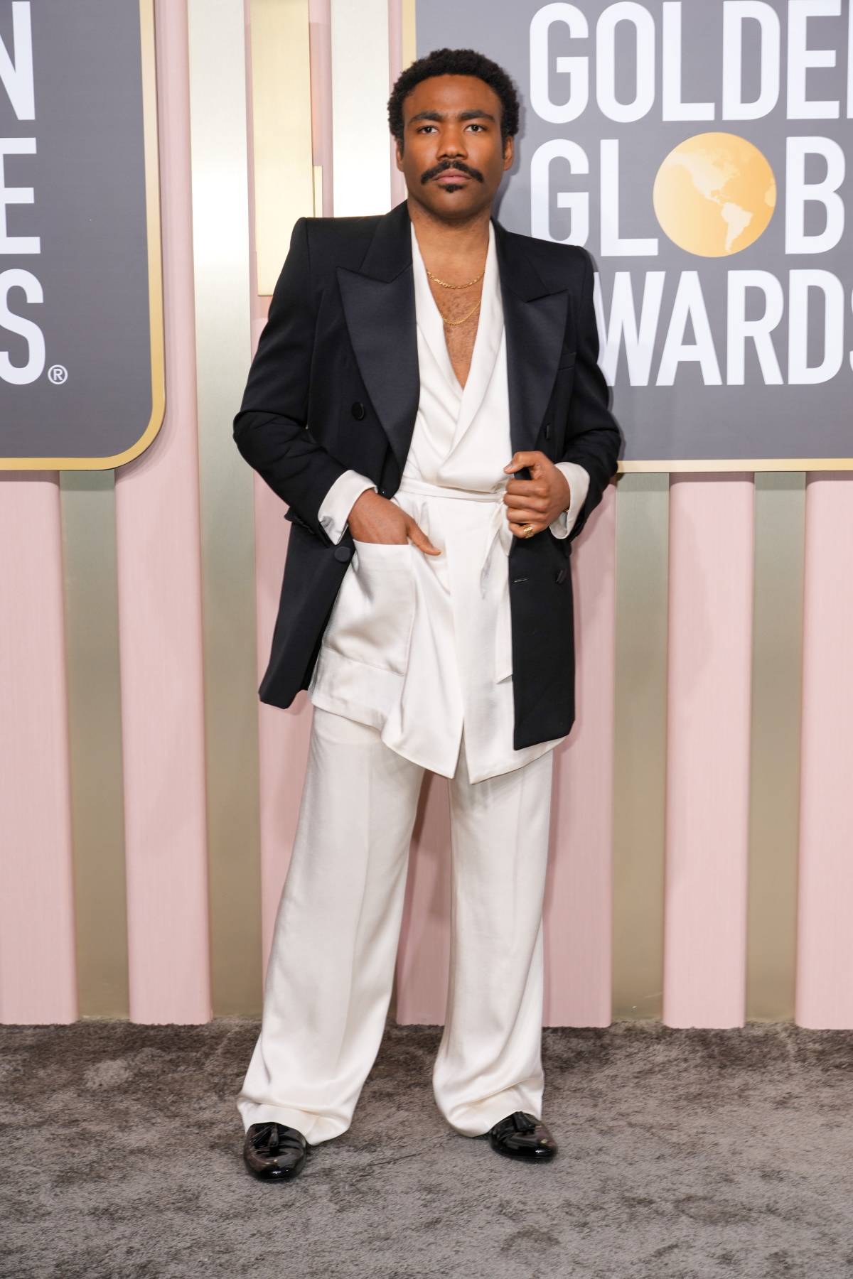 Donald Glover w projekcie Saint Laurent