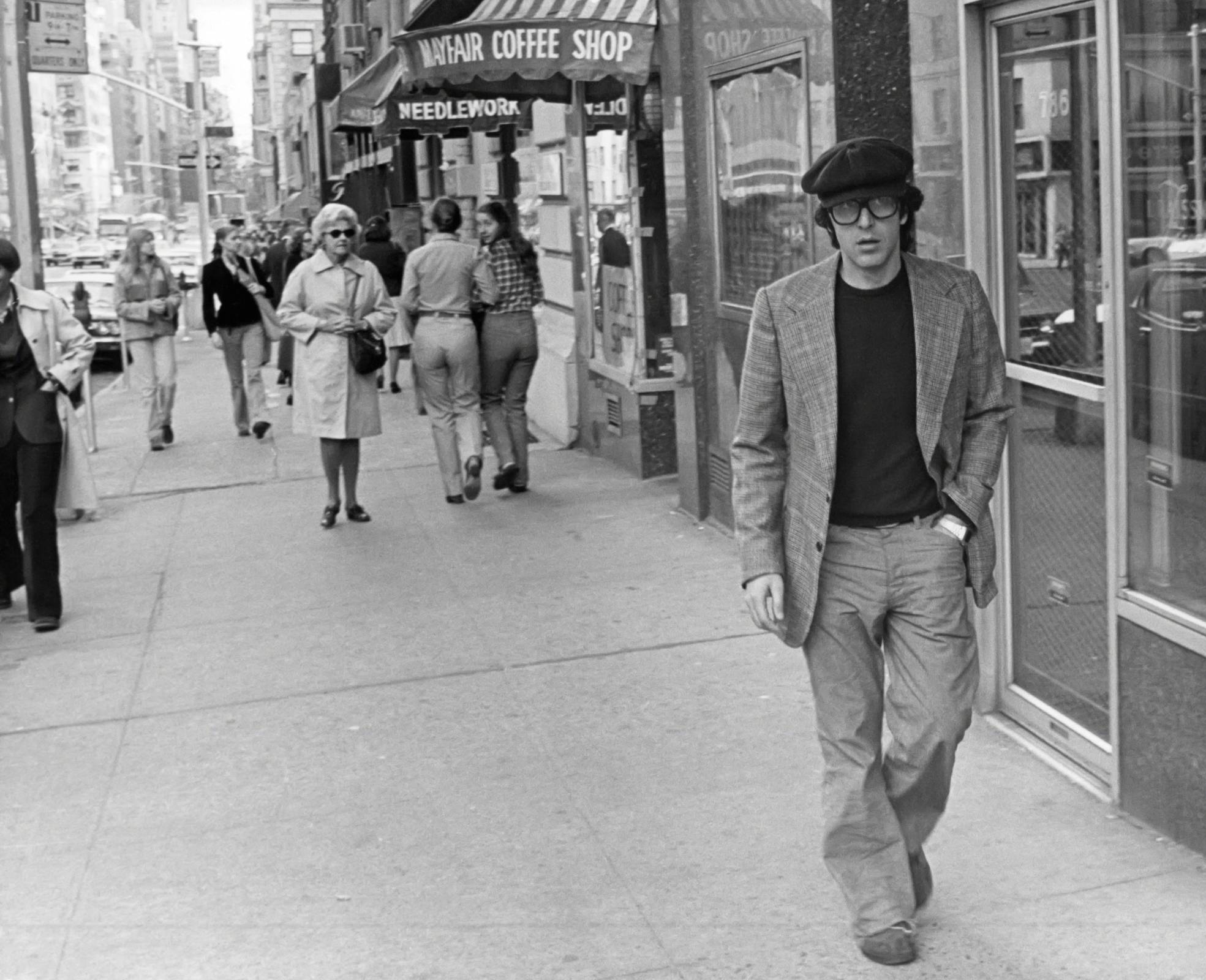 Podczas spaceru w Nowym Jorku, 1977 rok