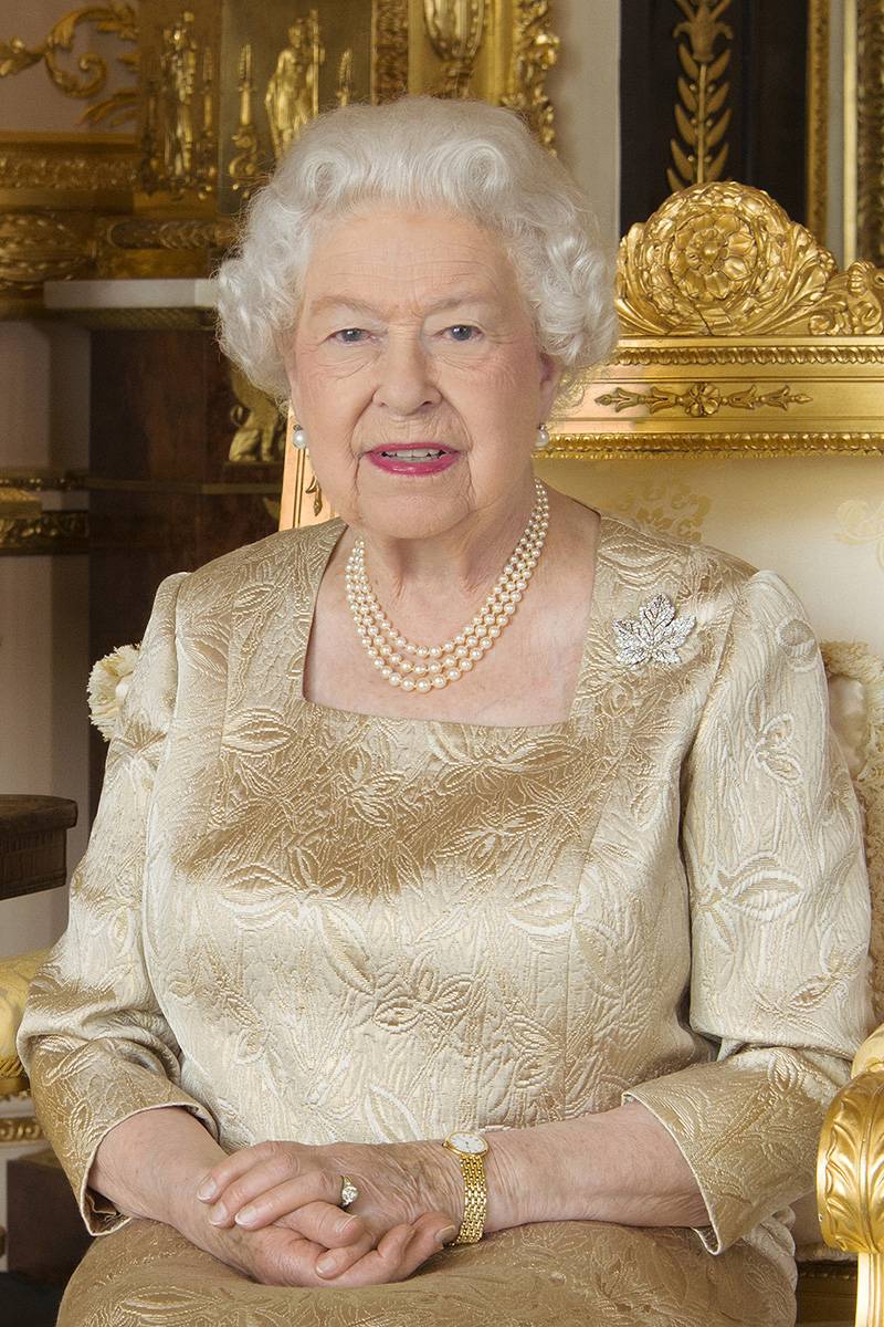 Królowa Elżbieta II na oficjalnym portrecie z okazji Dnia Kanady, 2017 rok