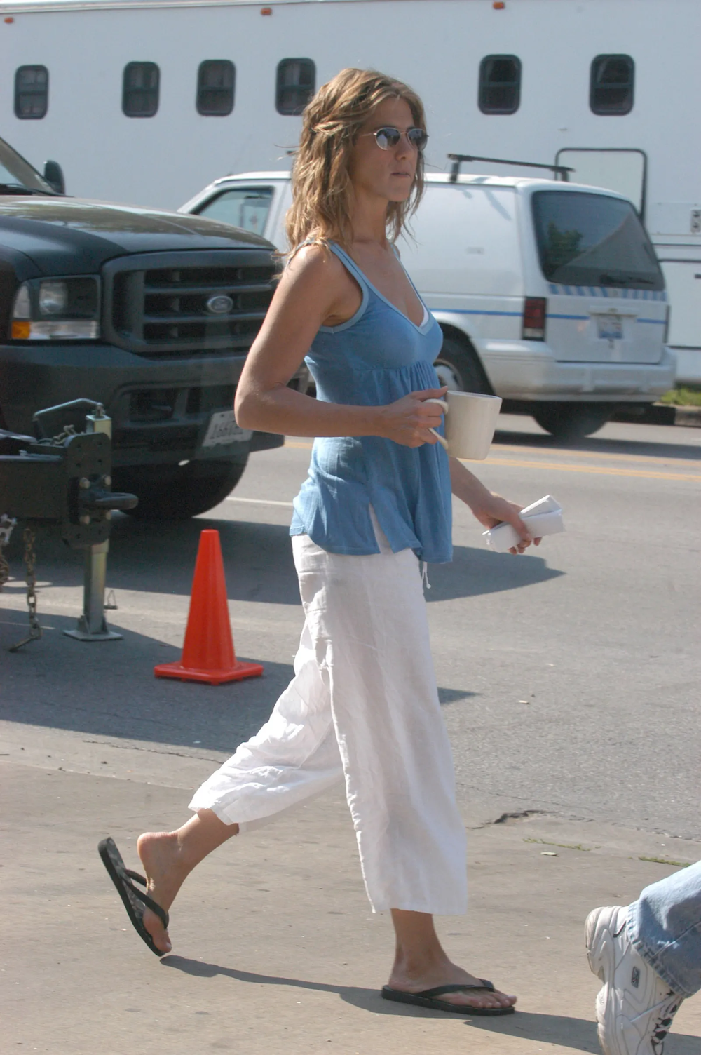 Jennifer Aniston w Chicago, 23 czerwca 2005 r.