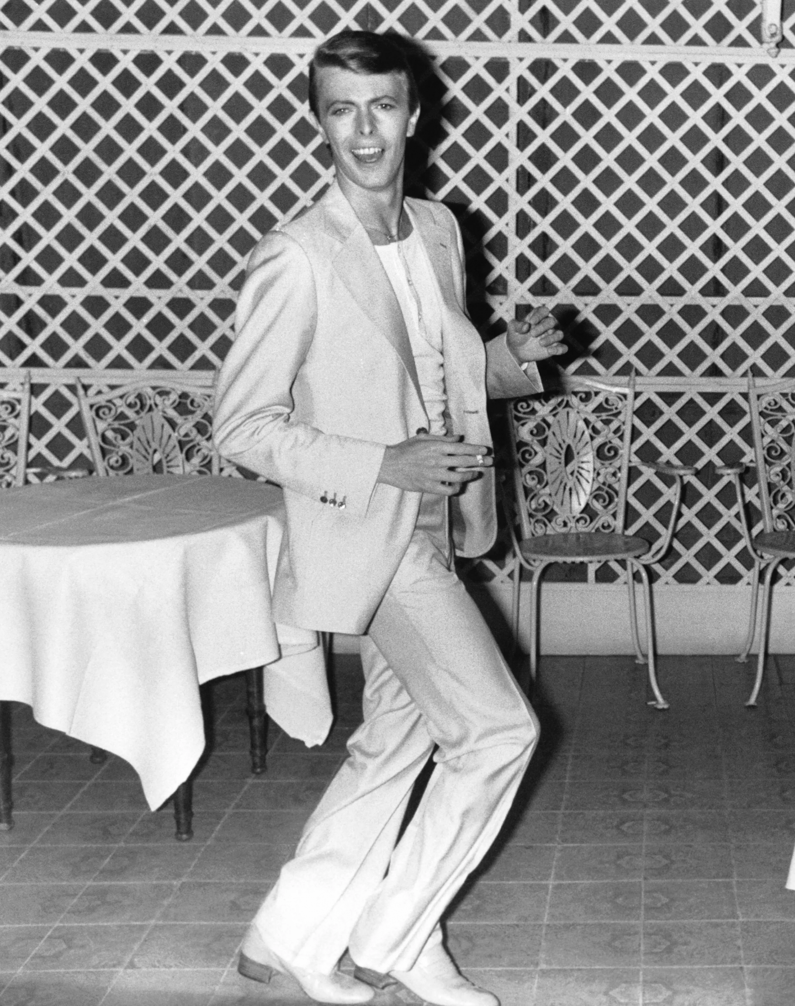 David Bowie na Festiwalu Filmowym w Cannes w maju 1978 roku