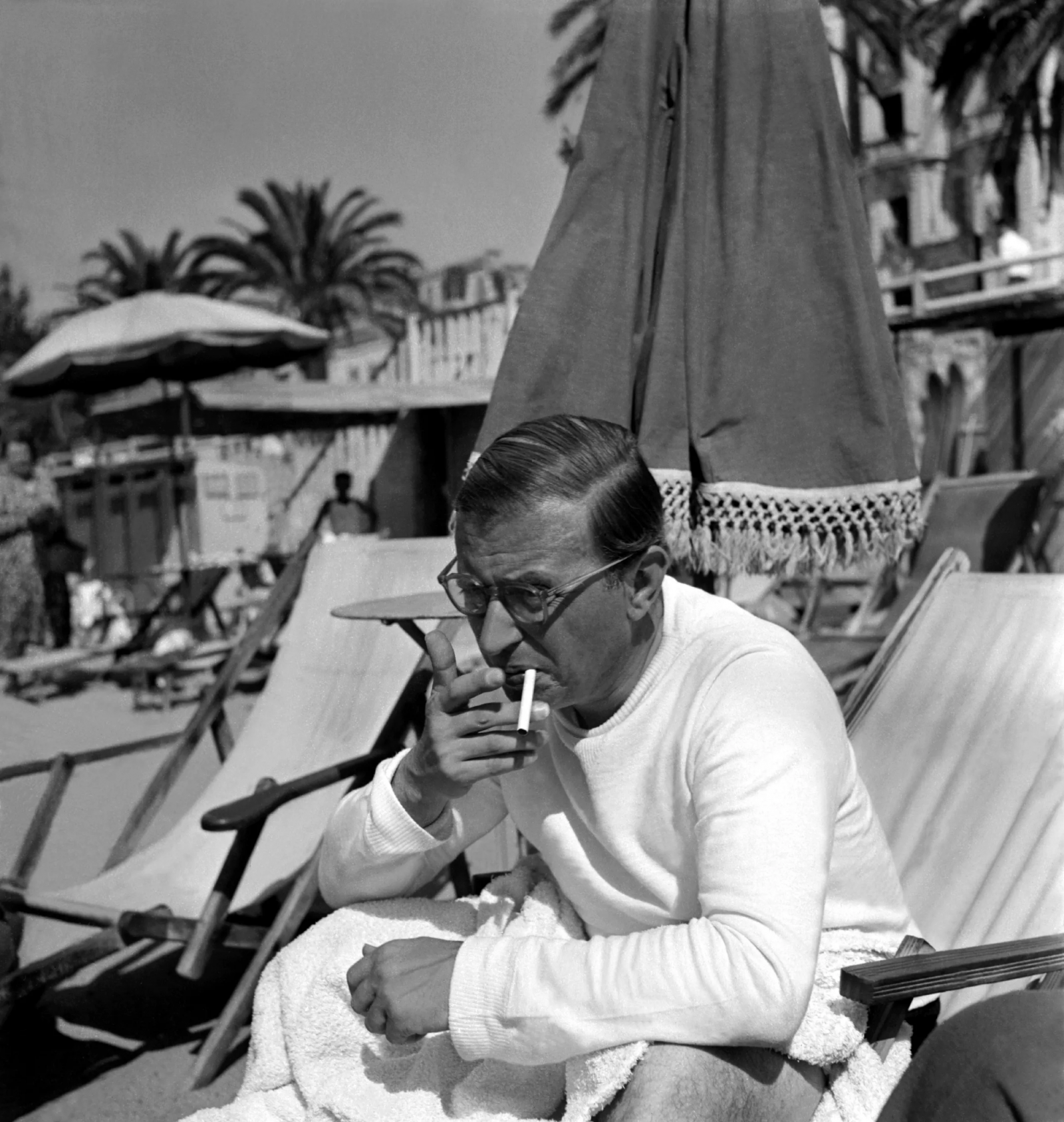 Jean-Paul Sartre na Festiwalu Filmowym w Cannes