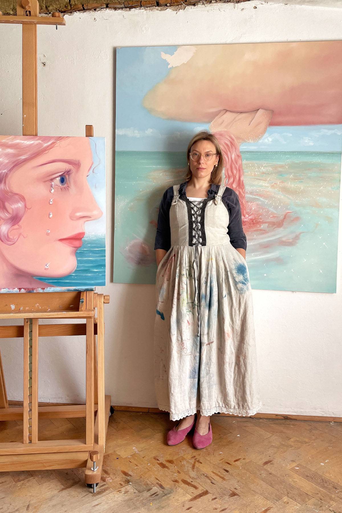 Monika Marchewka w swojej pracowni (Fot. Materiały prasowe)