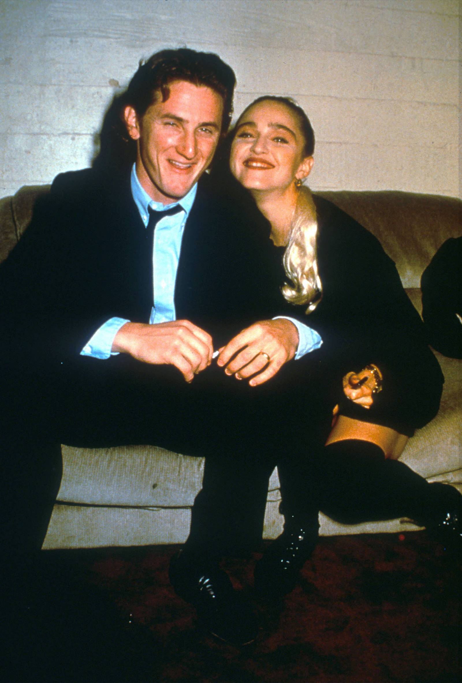 Z byłym mężem Seanem Pennem (Fot. Getty Images)