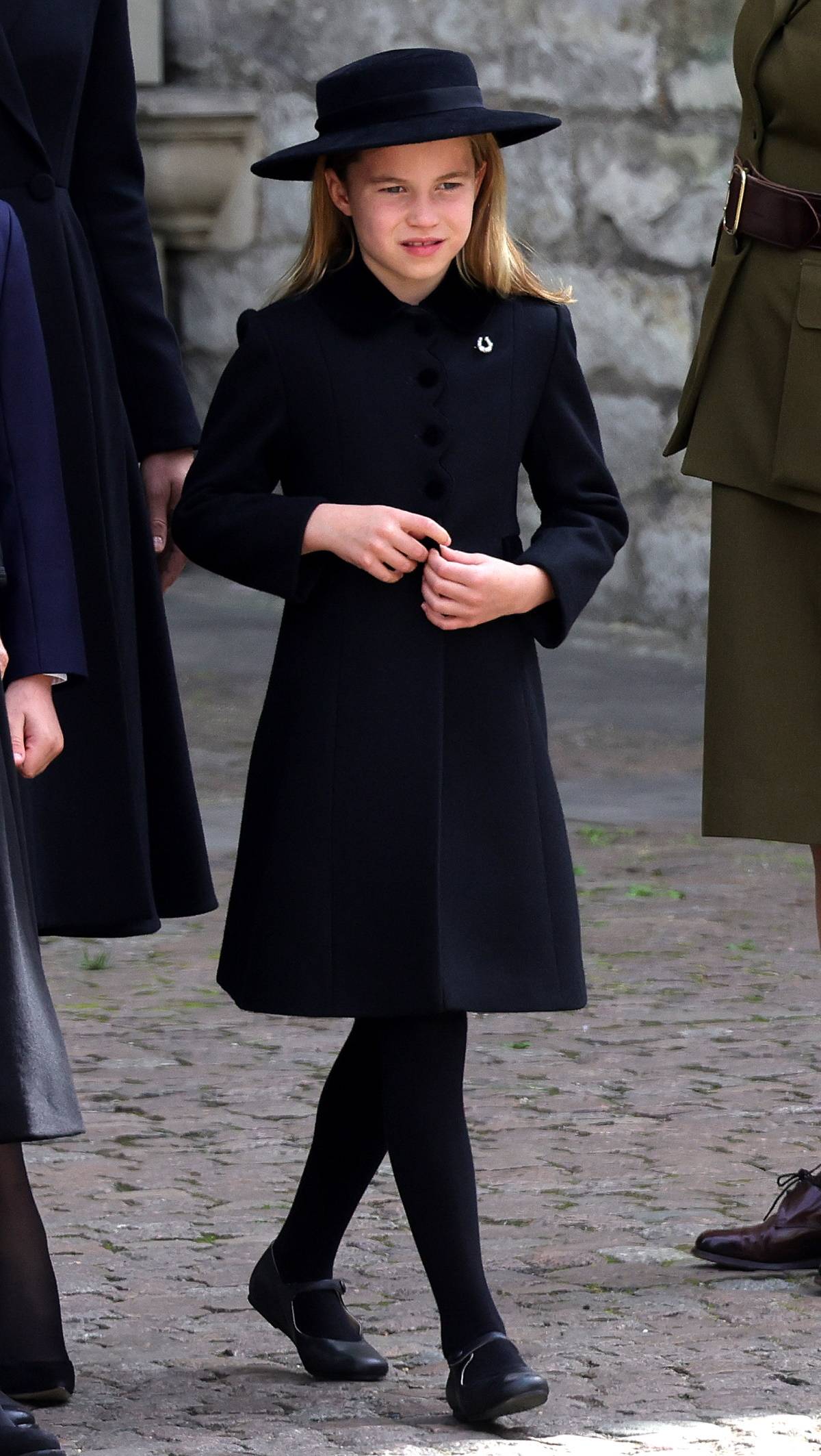 Księżniczka Charlotte na pogrzebie królowej Elżbiety II (Fot. Getty Images)