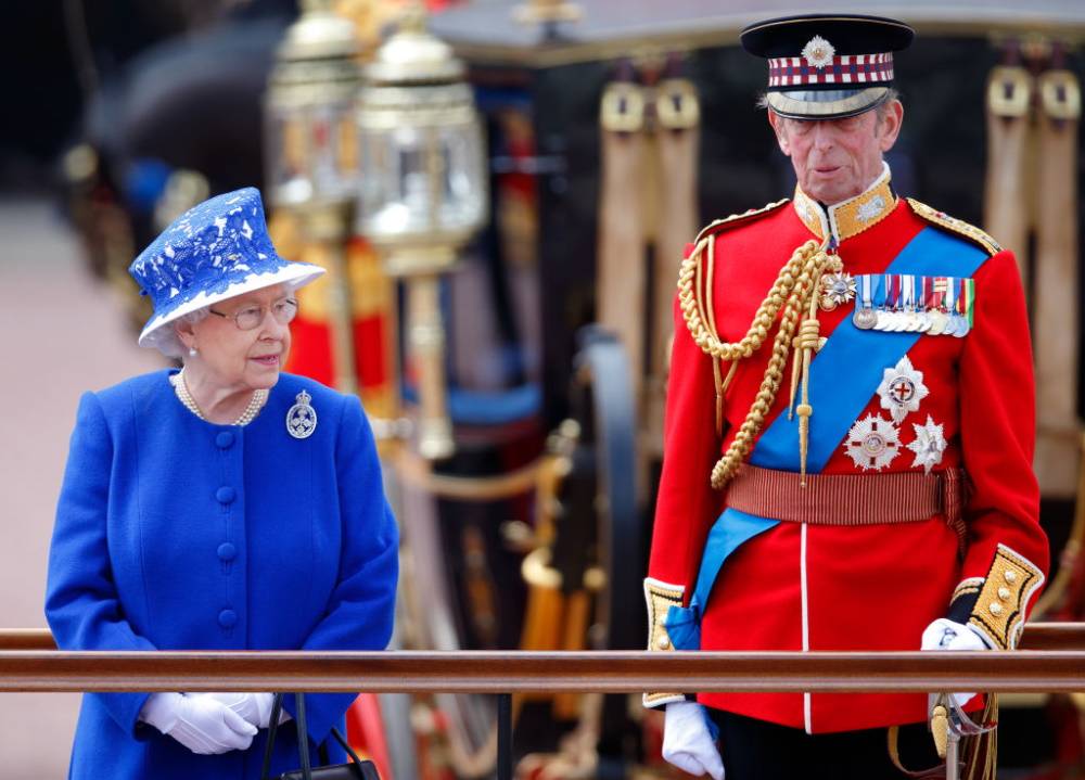 Królowa Elżbieta II i Edward, ksiaże Kentu (Fot. Getty Images)