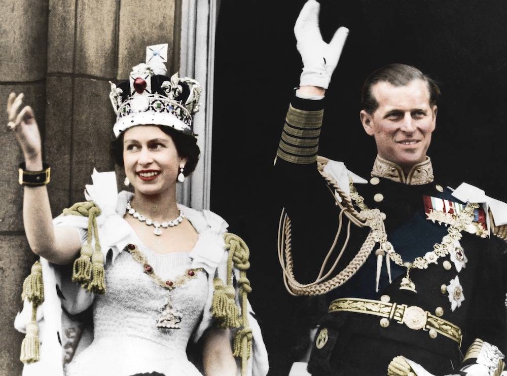 Elżbieta II i książę Filip w dniu jej koronacji (Fot. Getty Images)