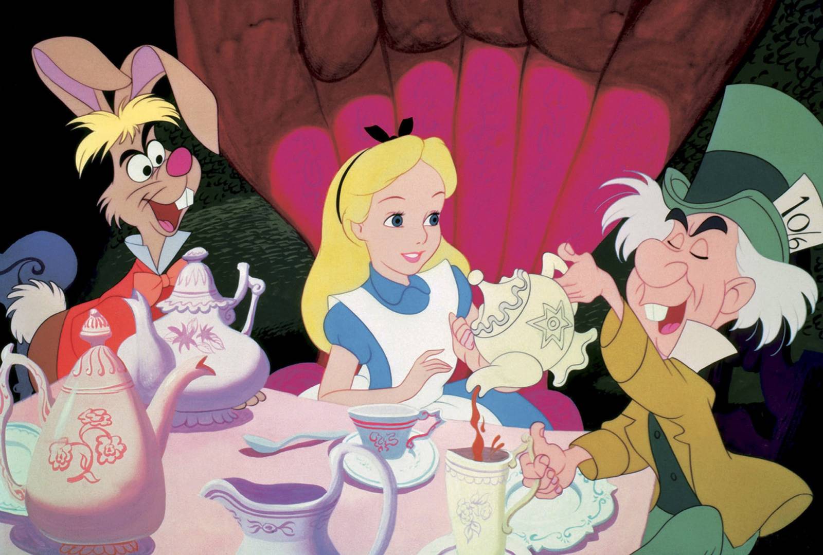 Kadr z animacji „Alicja w Krainie Czarów” (Fot. Walt Disney Co./Courtesy Everett Collection)