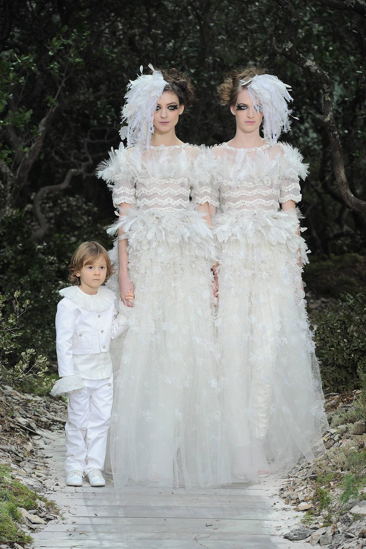 Chanel haute couture wiosna/lato 2013.
(©Fot. Kristy Sparow/Getty Images)