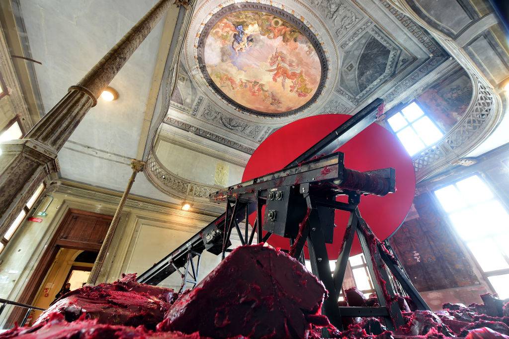 Fragmenty wystawy w Palazzo Manfrin w Wenecji, fot. Getty Images