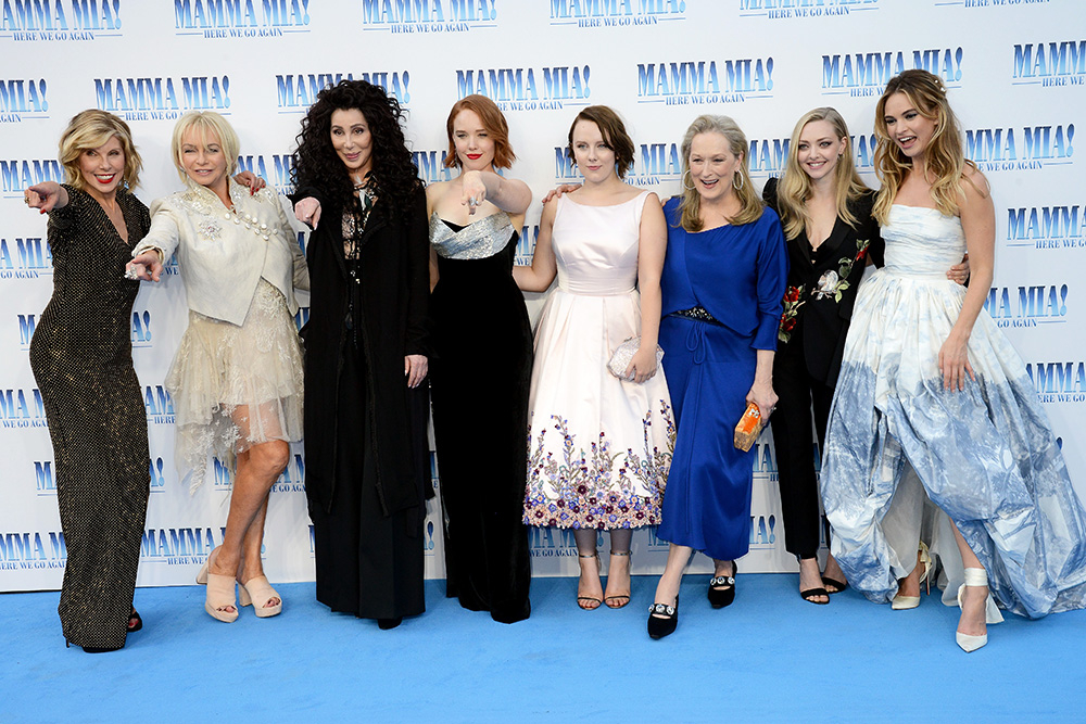 Premiera filmu „Mamma Mia!: Here We Go Again” (Fot. Dave J Hogan, Getty Images)