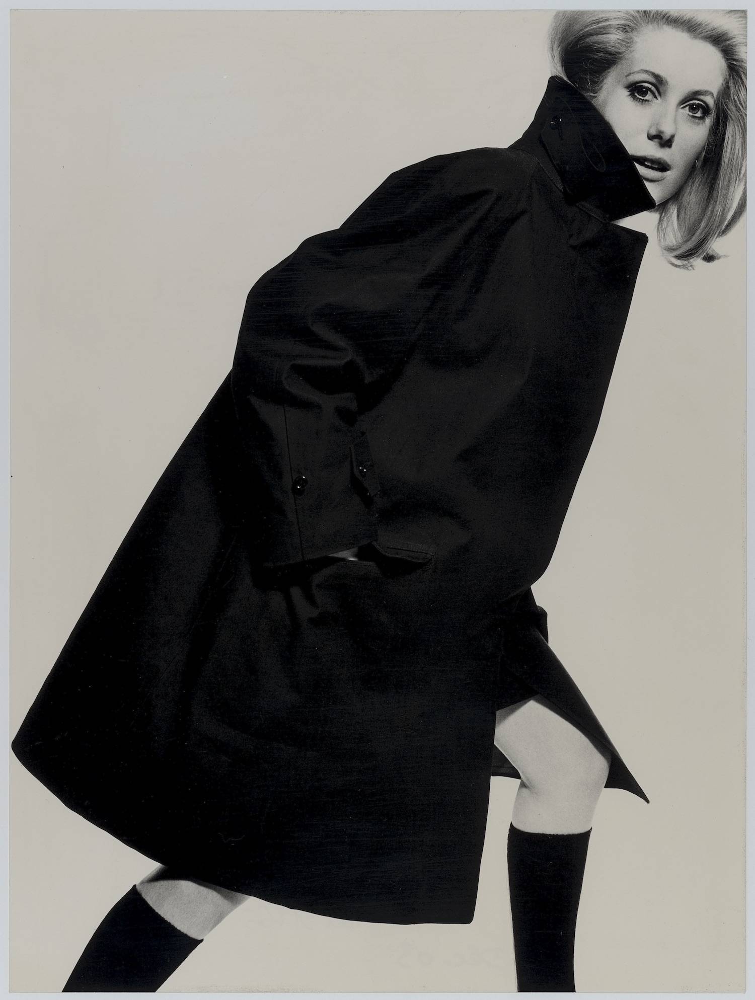 Catherine Deneuve Vogue Paris, maj 1966 / Fot. David Bailey