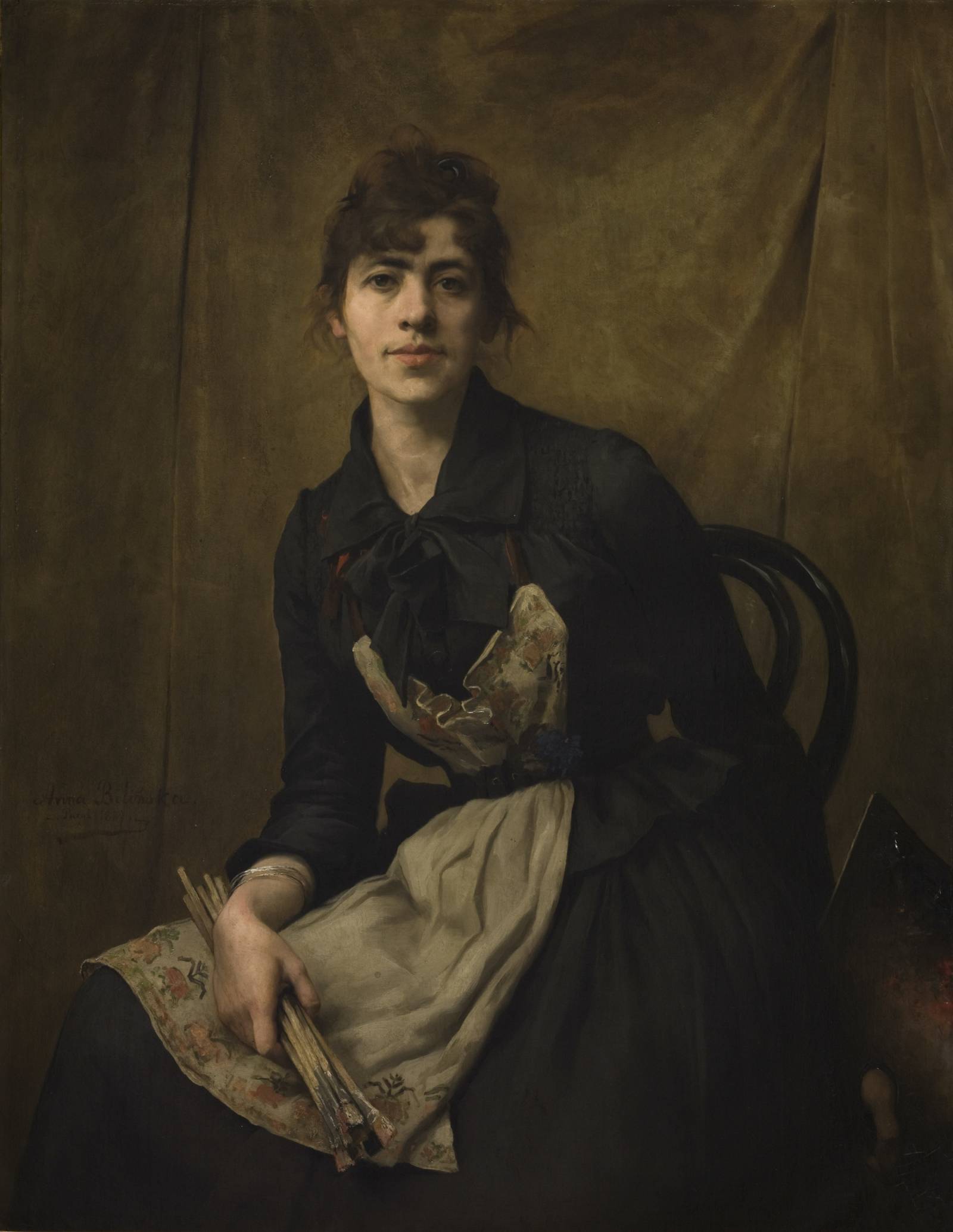 Anna Bilińksa, Autoportret z paletą, 1887 / Fot. materiały prasowe