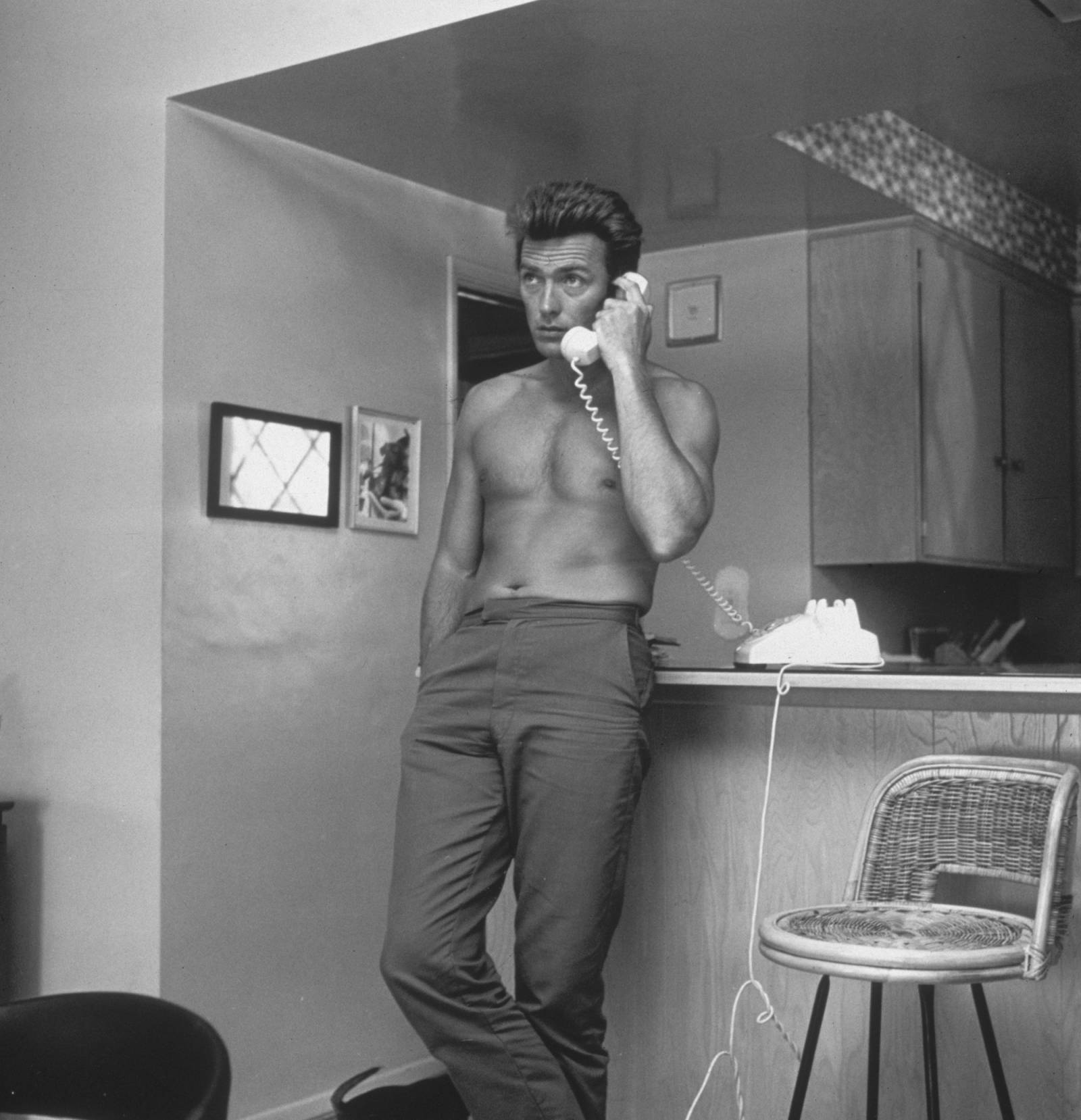 Młody Clint Eastwood w 1960 roku