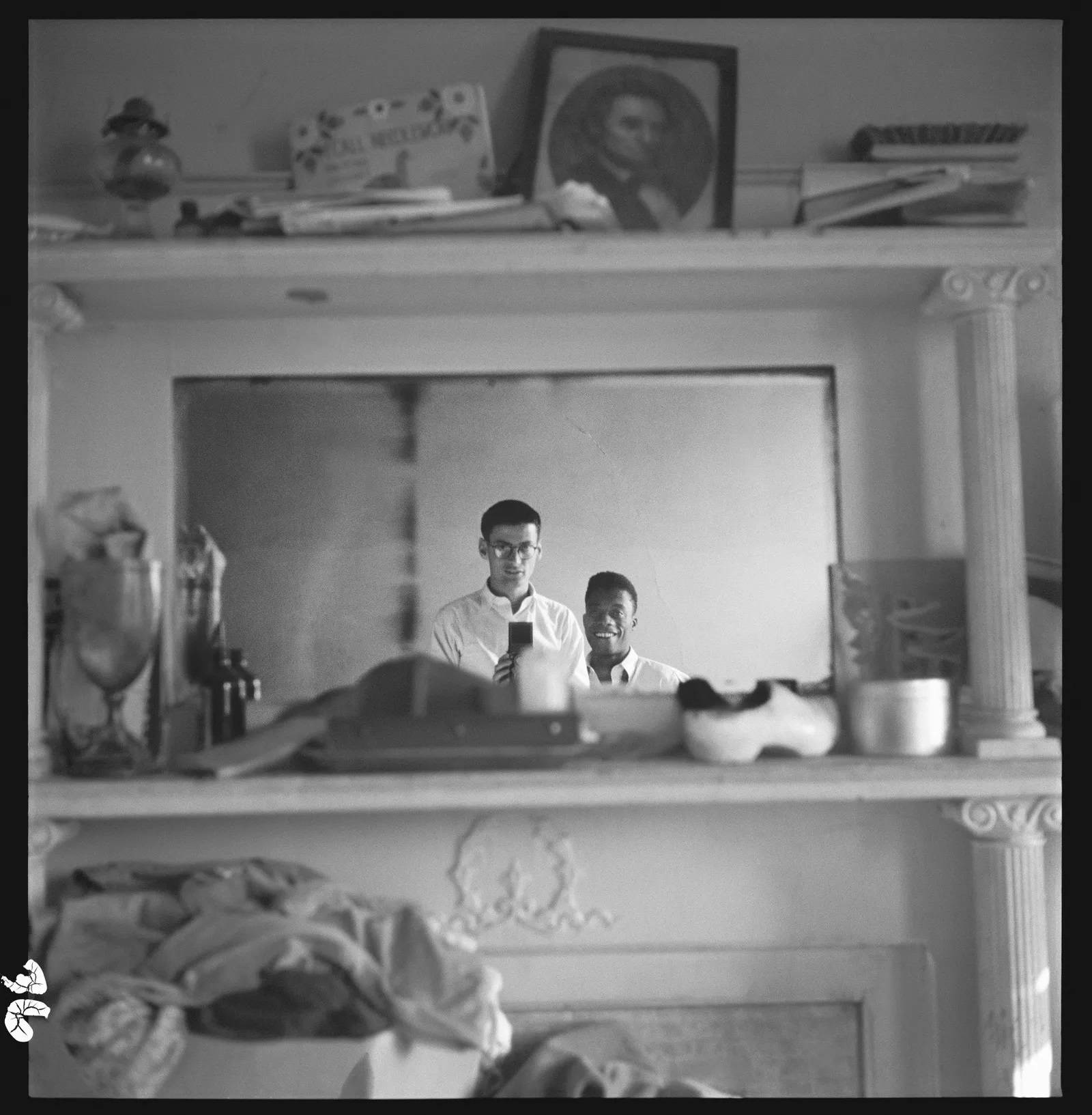 Richard Avedon, fotograf, i James Baldwin, pisarz, Harlem, 1946 (Fot. The Richard Avedon Foundation)