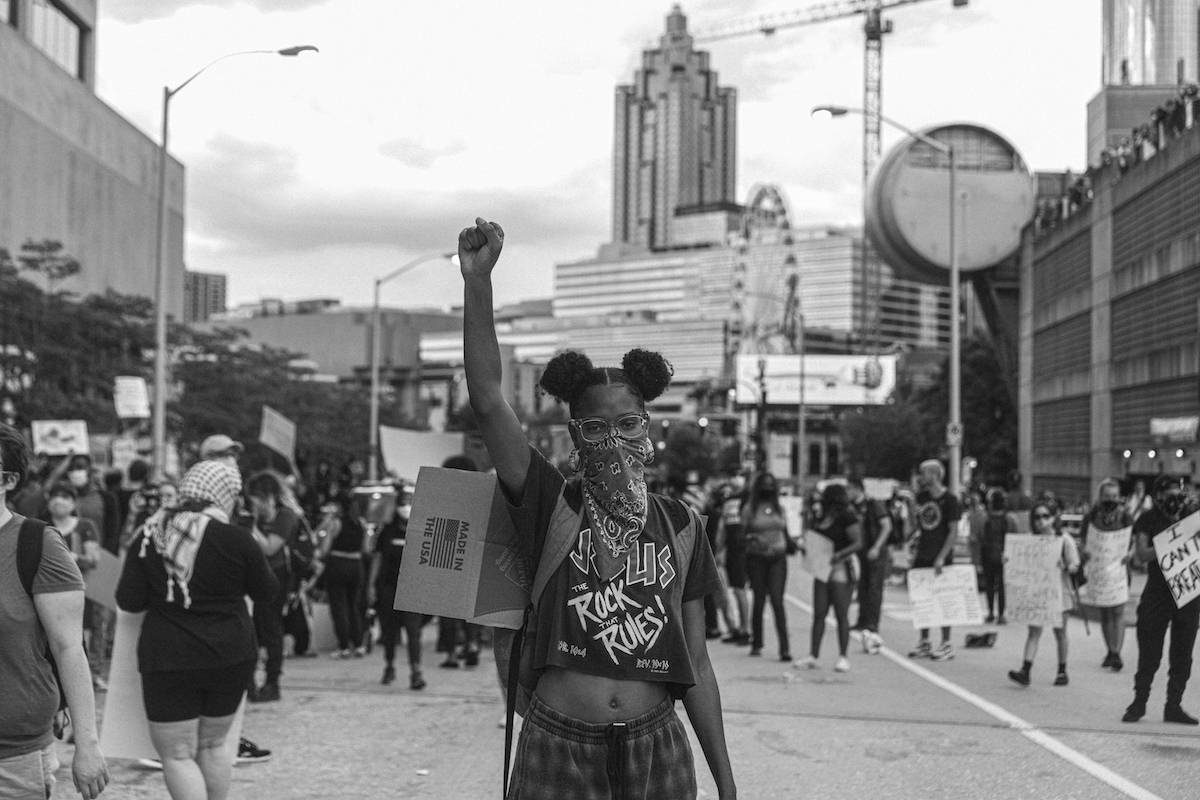 29 maja 2020 r. Protesty w Atlancie, Georgia (Fot. Lynsey Weatherspoon)
