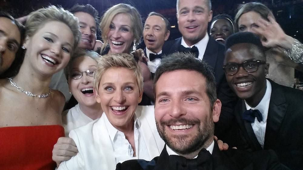Najsłynniejsze selfie w historii Hollywood (Fot. Getty Images)