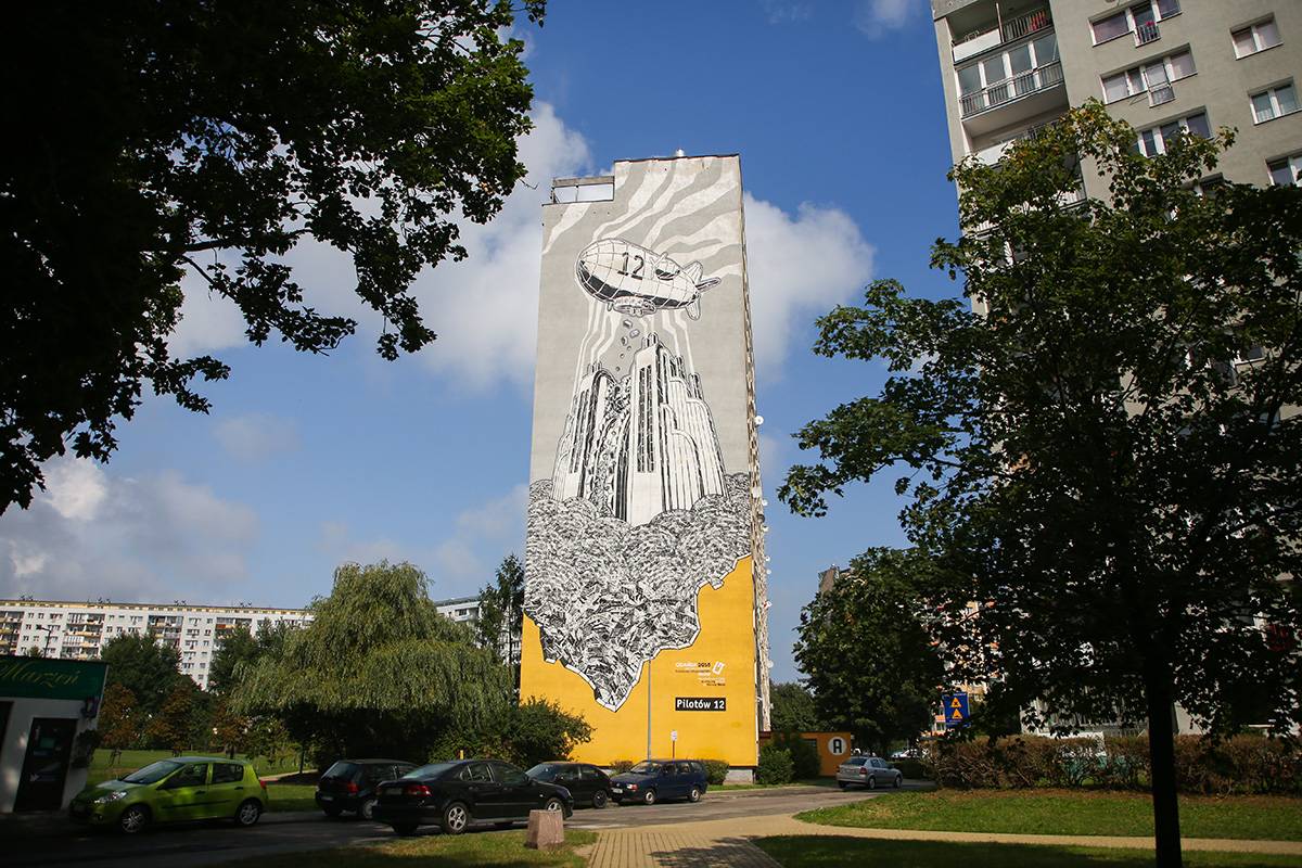 Murale w dzielnicy Zaspa