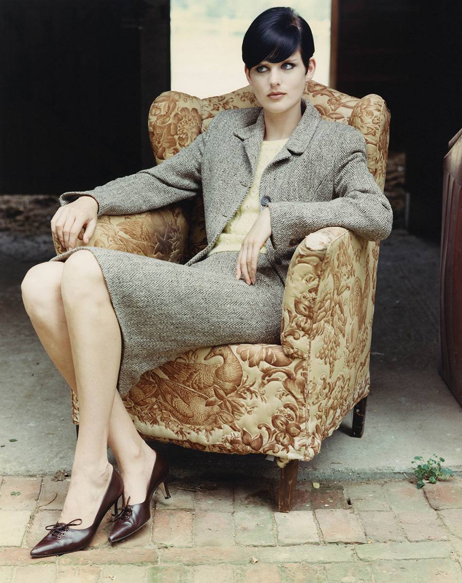 Stella Tennant, Vogue US, 1995 rok (Fot. Alrthur Elgort / Conde Nast / Getty Images)