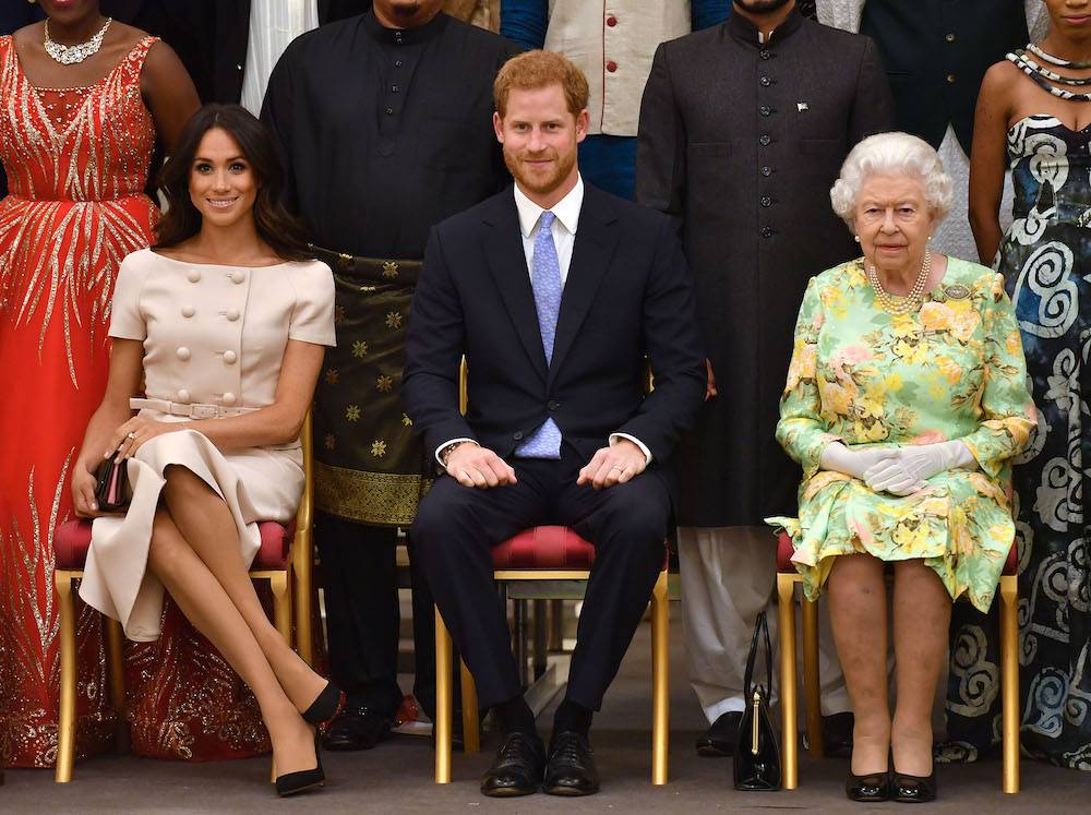 Meghan Markle, Książę Harry, Królowa Elżbieta II (Fot. Getty Images)