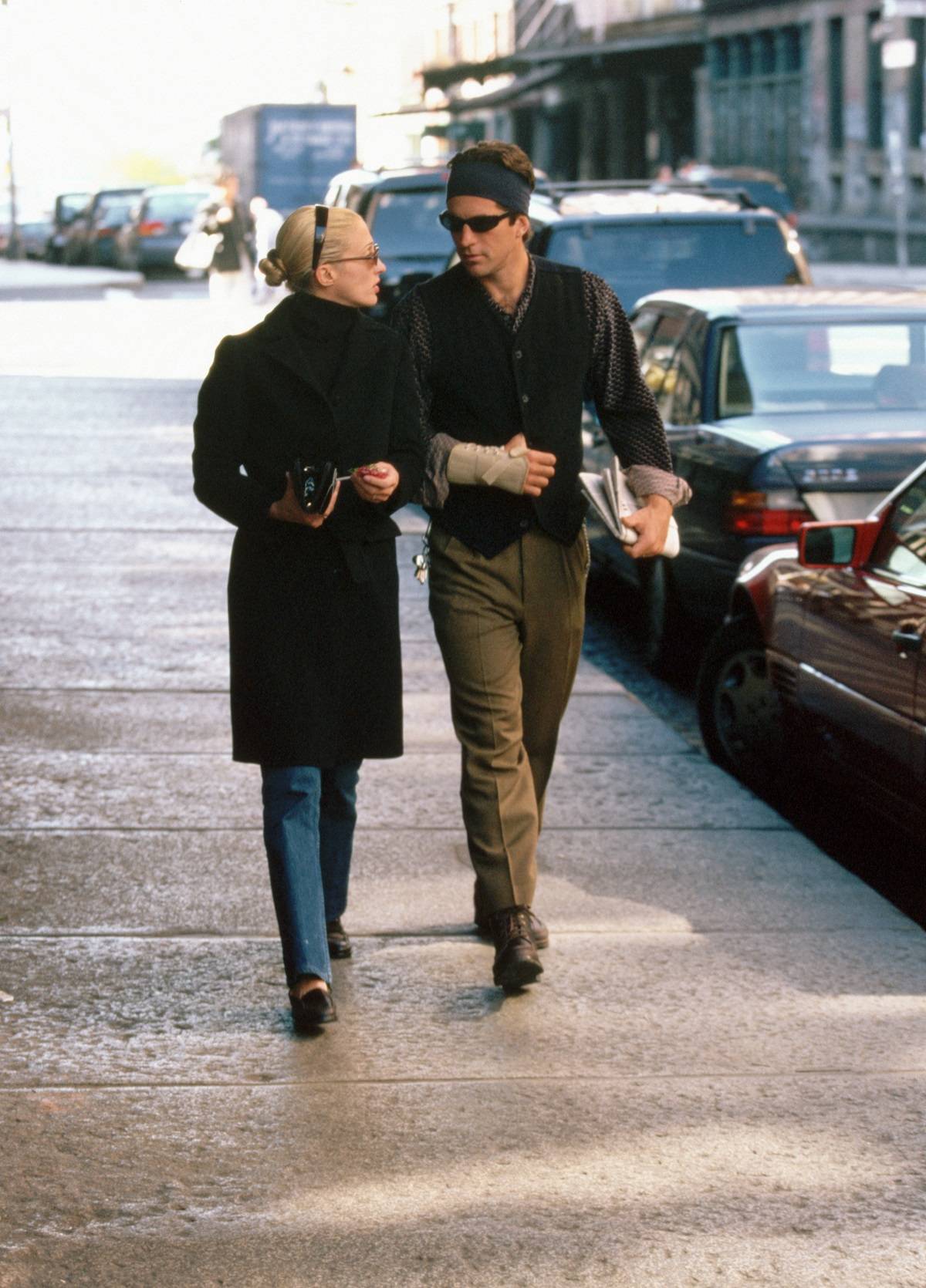 Carolyn Bessette-Kennedy i John F. Kennedy Jr. w Nowym Jorku, 1997 rok