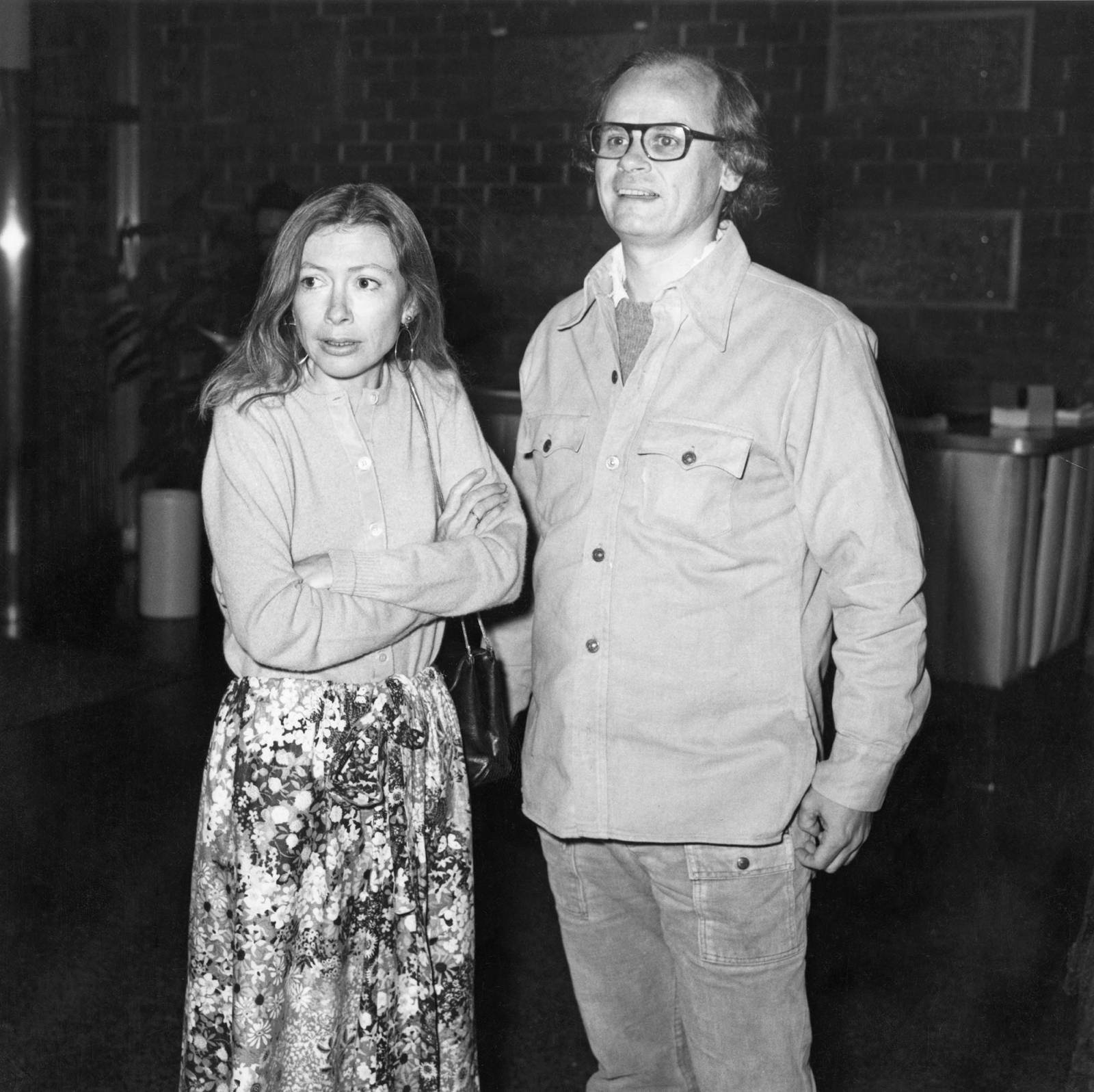 Joan Didion  i jej mąż John Gregory Dunne, 1970 (Fot. Getty Images)