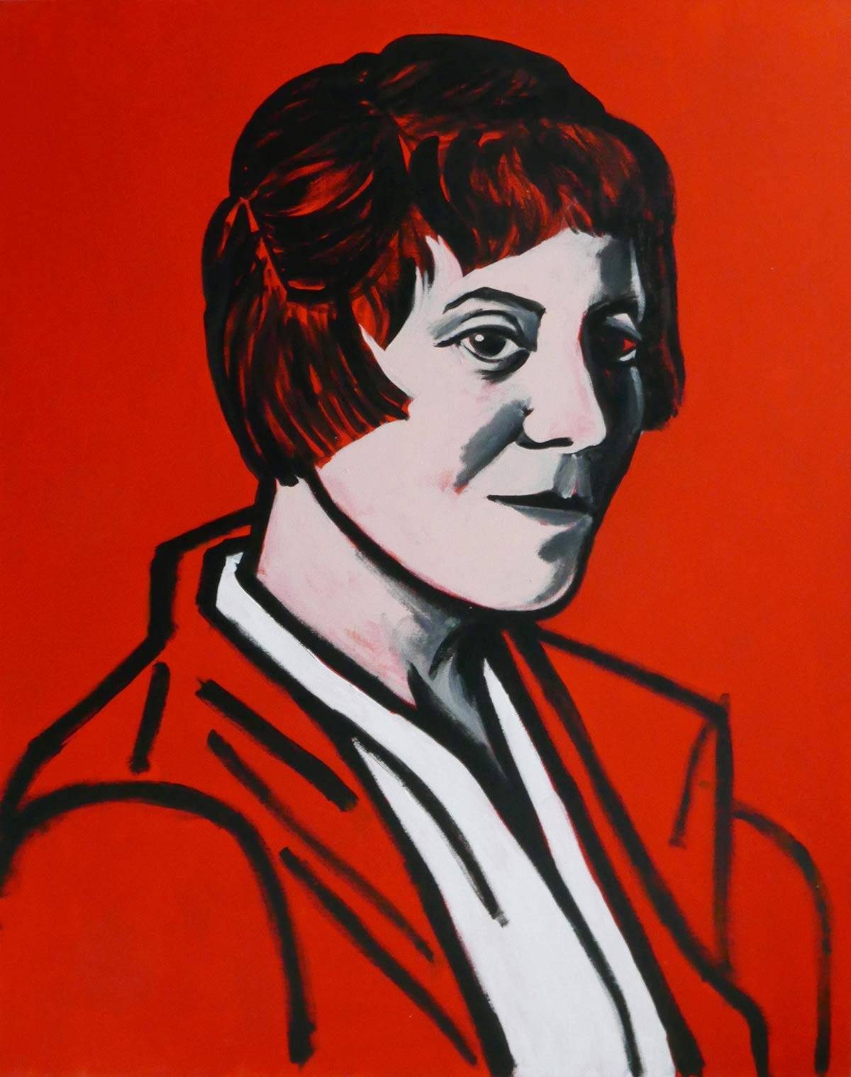 Karol Radziszewski, „Maria Dąbrowska (1889-1965)” z cyklu „Poczet”, 2017 (Fot. dzięki uprzejmości artysty i Muzeum Sztuki Nowoczesnej w Warszawie)