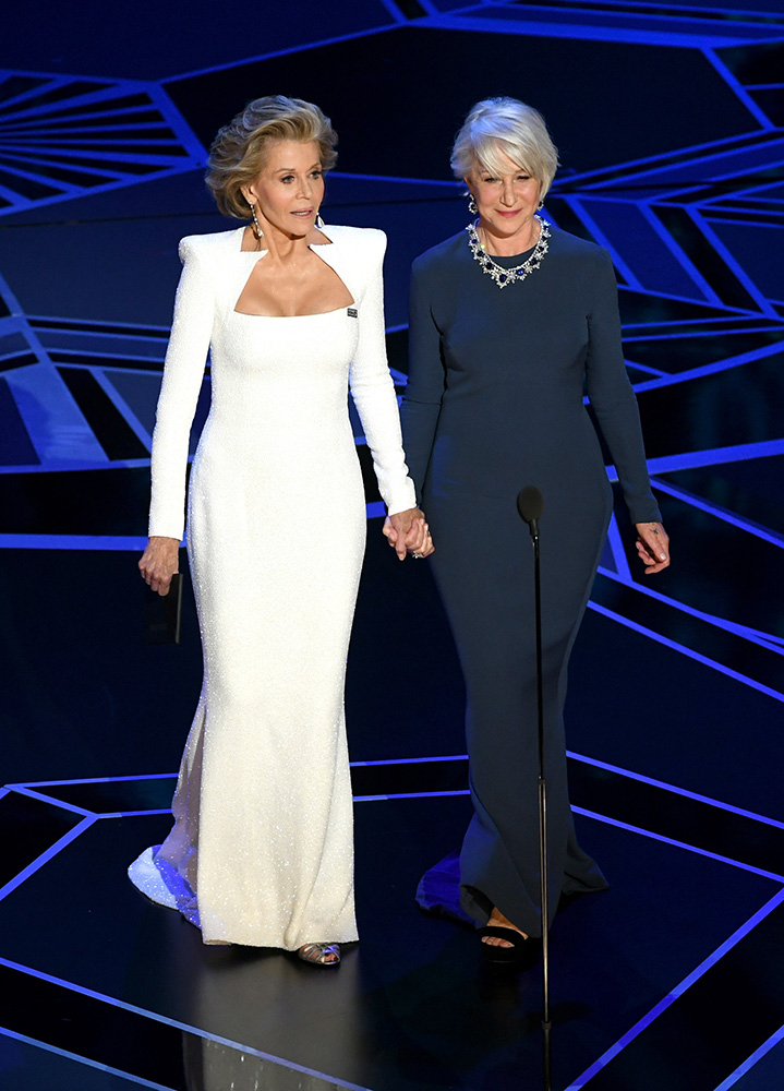 Jane Fonda i Helen Mirren (Fot. Kevin Winter, Getty Images)