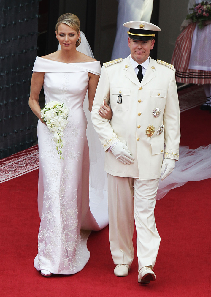 Charlene Wittstock i książę Albert II (Fot. Andreas Rentz, Getty Images)