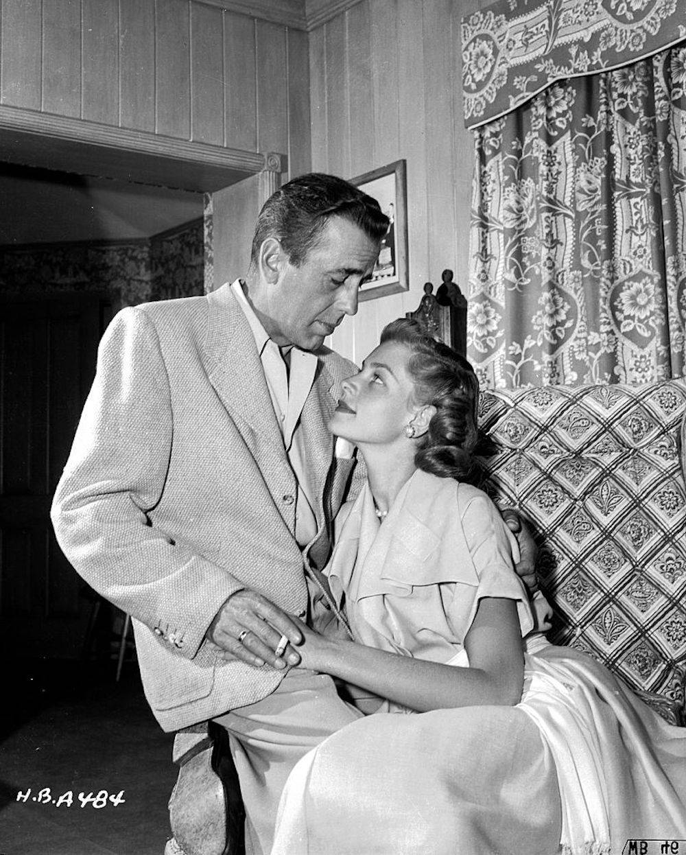 Lauren Bacall i Humphrey Bogart (Fot. Getty Images)
