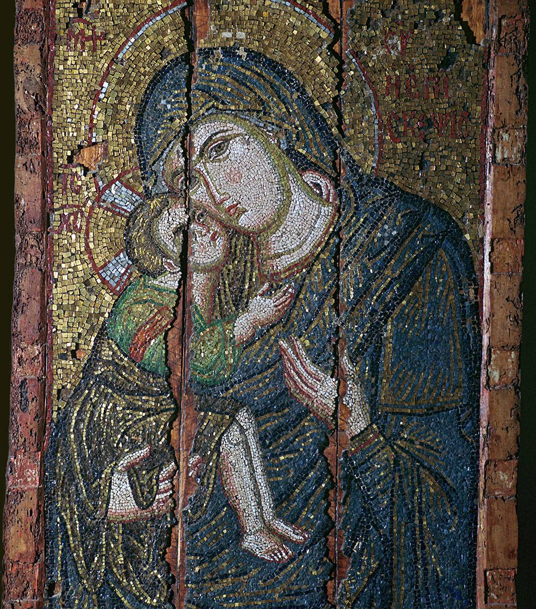 Mozaika z Muzeum Bizantyjskiego w Atenach (Fot. Getty Images)