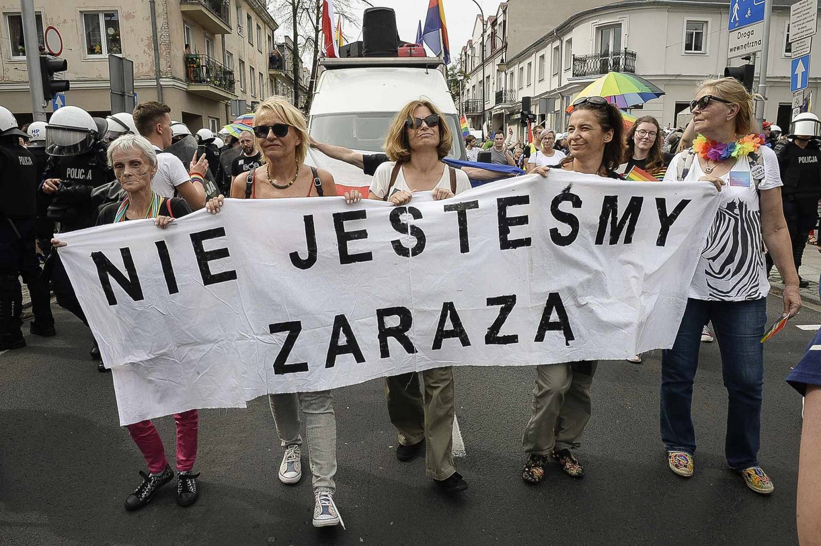 Marsz Równości w Płocku (Fot. SplashNews.com)