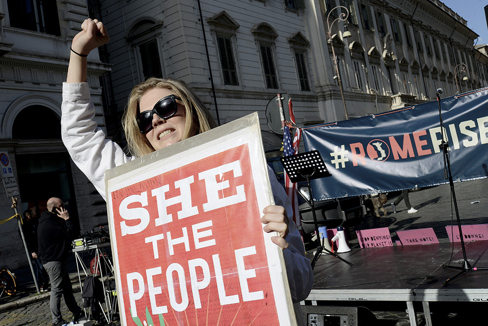 Uczestniczki marszu #MeToo (Fot. Getty Images)