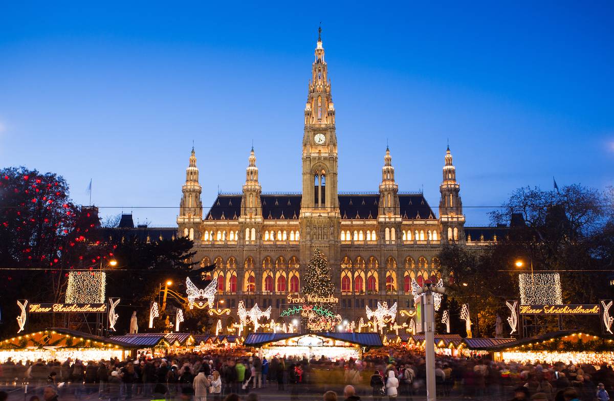 Jarmark świąteczny w Wiedniu (Fot. Getty Images)