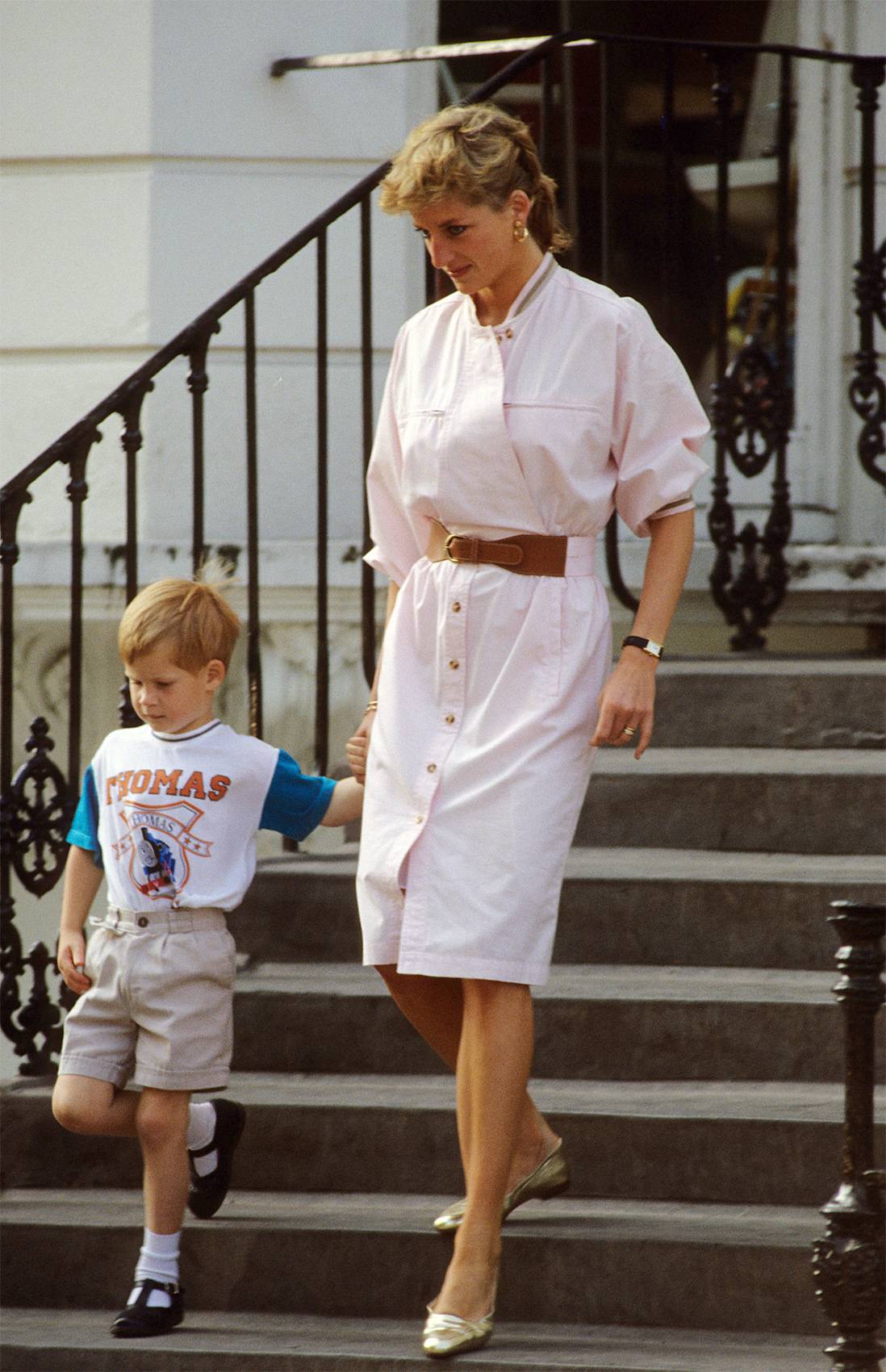 Książę Harry z księżną Dianą w 1989 roku (Fot. Getty Images)