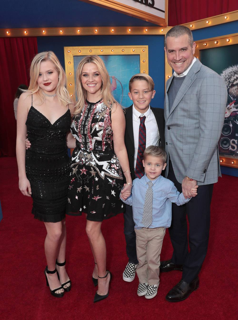 Z rodziną: mężem, Jimem Tothem i dziećmi, Avą, Deaconem i Tennesseem (Fot. Getty Images)