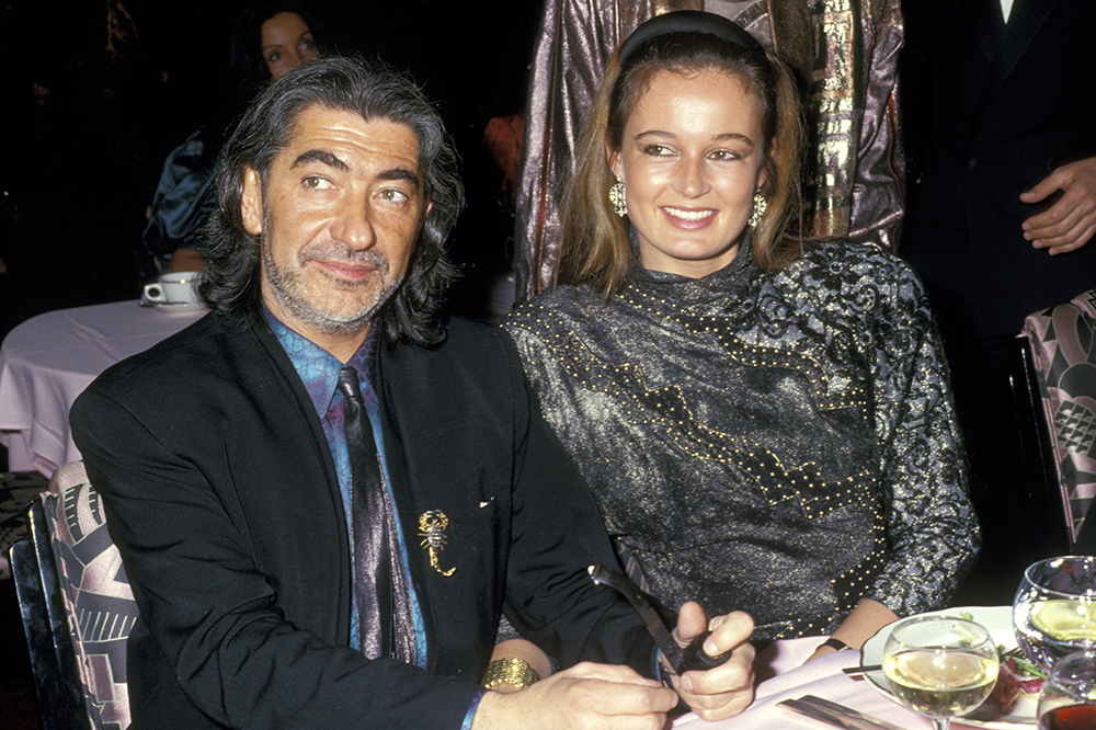 Roberto Cavalli z żoną Evą Duringer w 1987 roku (Fot. Ron Galella, Getty Images)