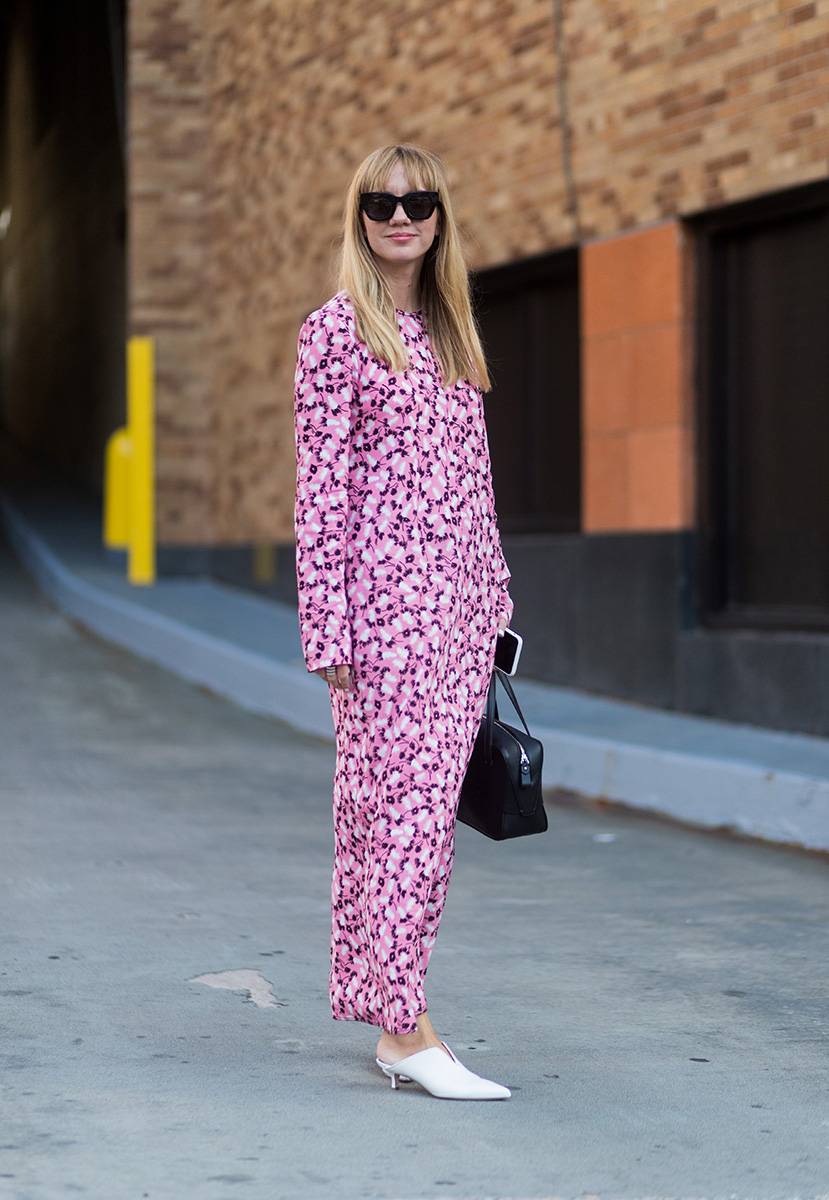 Lisa Aiken podczas nowojorskiego tygodnia mody (Fot. Christian Vierig/Getty Images)
