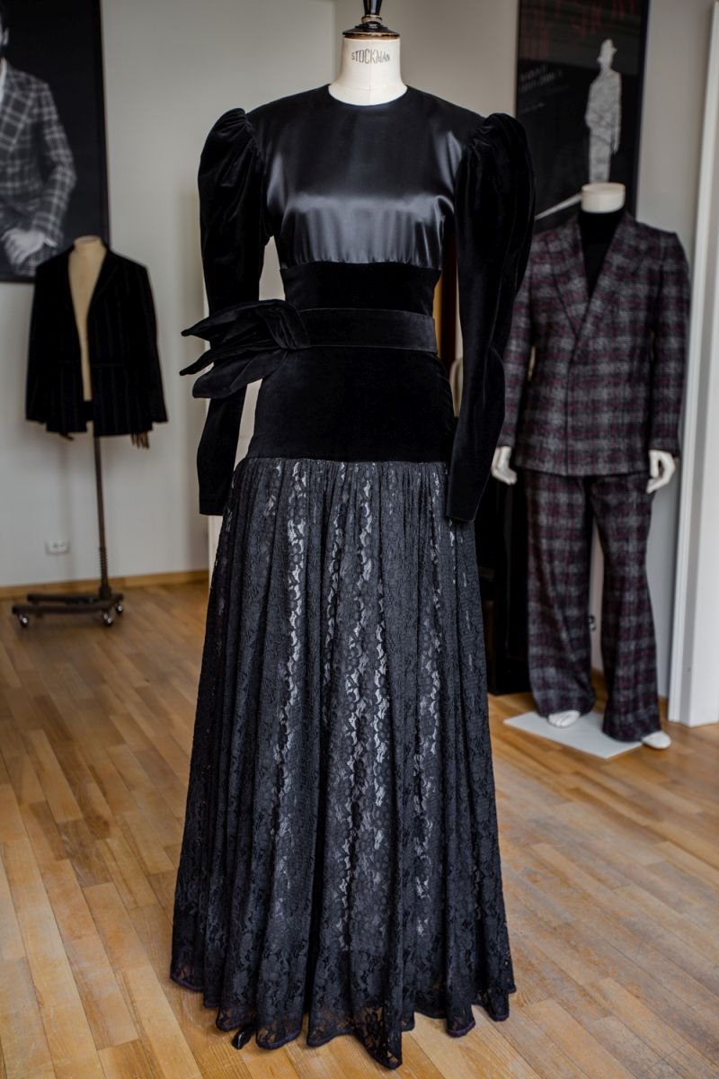 Balowa suknia z lat 80, Moda Polska (Fot. Hasenien Dousery)