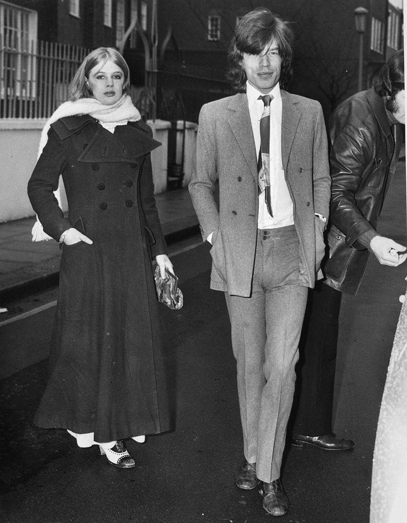 Mick Jagger i Marianne Faithfull (Fot. Getty Images)
