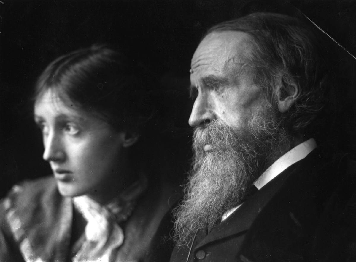Virginia Woolf z ojcem Sir Leslim Stephenem